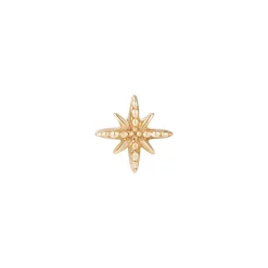 Tomfoolery Single Milgrain Star Stud Hot