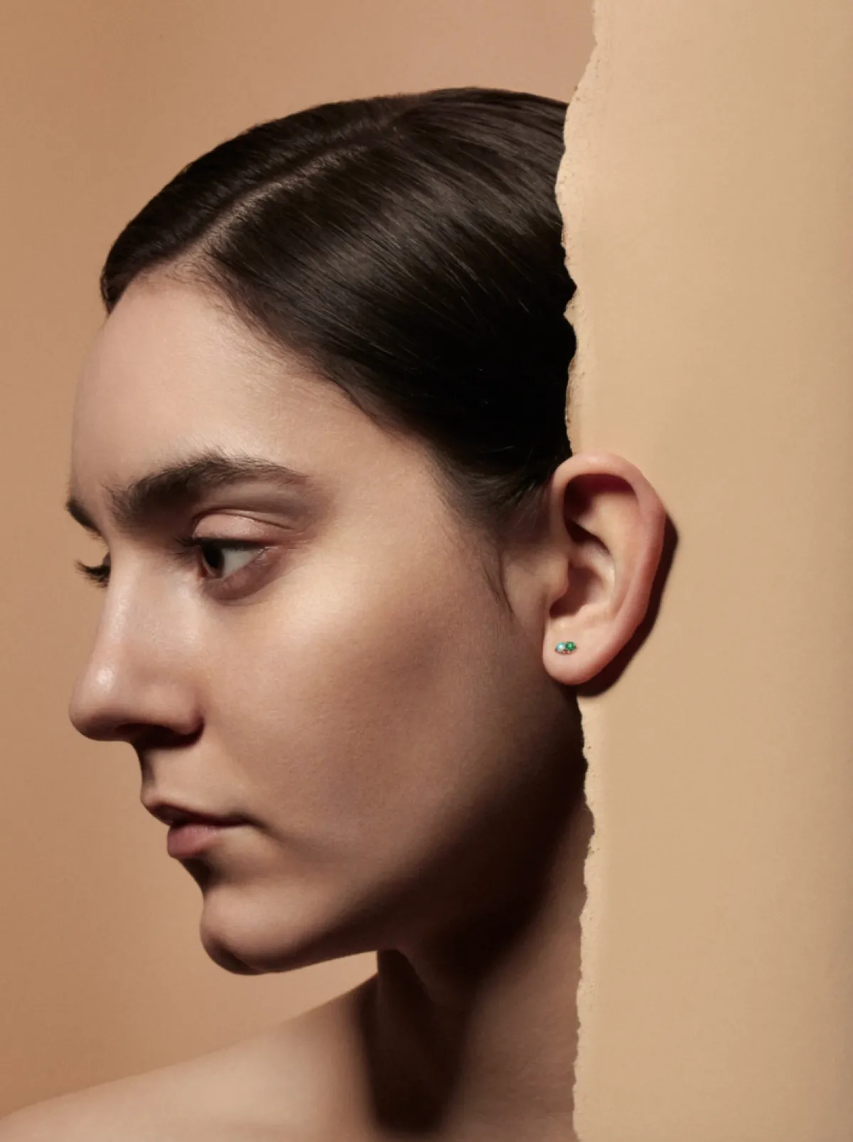 Tomfoolery Single Two-Step Earring Discount