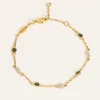 Tomfoolery Sitara Aventurine Chain Bracelet Clearance