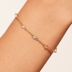 Tomfoolery Sitara Aventurine Chain Bracelet Clearance