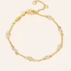 Tomfoolery Sitara White Zircon Chain Bracelet Sale