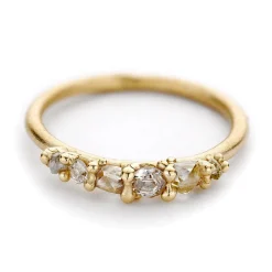 Tomfoolery Six Stone Mixed Diamond Ring Outlet