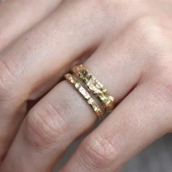 Tomfoolery Skinny Hawthorne Ring in 9ct Yellow Gold Clearance
