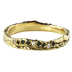 Tomfoolery Skinny London Plane Tourmaline & Diamond Halo Ring Online