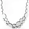 Tomfoolery Small Abstraction Necklace Silver Hot