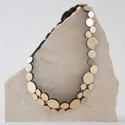 Tomfoolery Small Abstraction Necklace Silver Hot