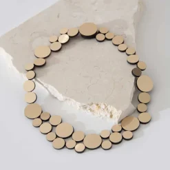 Tomfoolery Small Abstraction Necklace Silver Hot