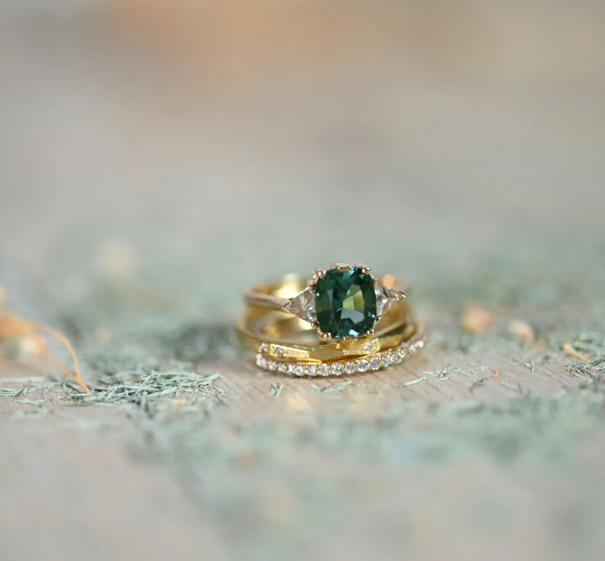 Tomfoolery Small Demi-Pave Current Ring Hot