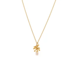 Tomfoolery Small Droplet Pearl Necklace Clearance