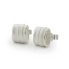 Tomfoolery Small Flow Silver Ear Studs Outlet