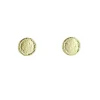 Tomfoolery Small Gold Circle Stud Earrings Sale