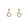Tomfoolery Small Gold Plated Earrings Outlet