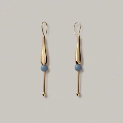 Tomfoolery Small Gold Pod Earrings Outlet