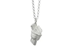 Tomfoolery Small Knot Silver Pendant Necklace(Out of Stock) Discount