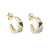 Tomfoolery Small Pastel Gemstone Tableau Hoops New