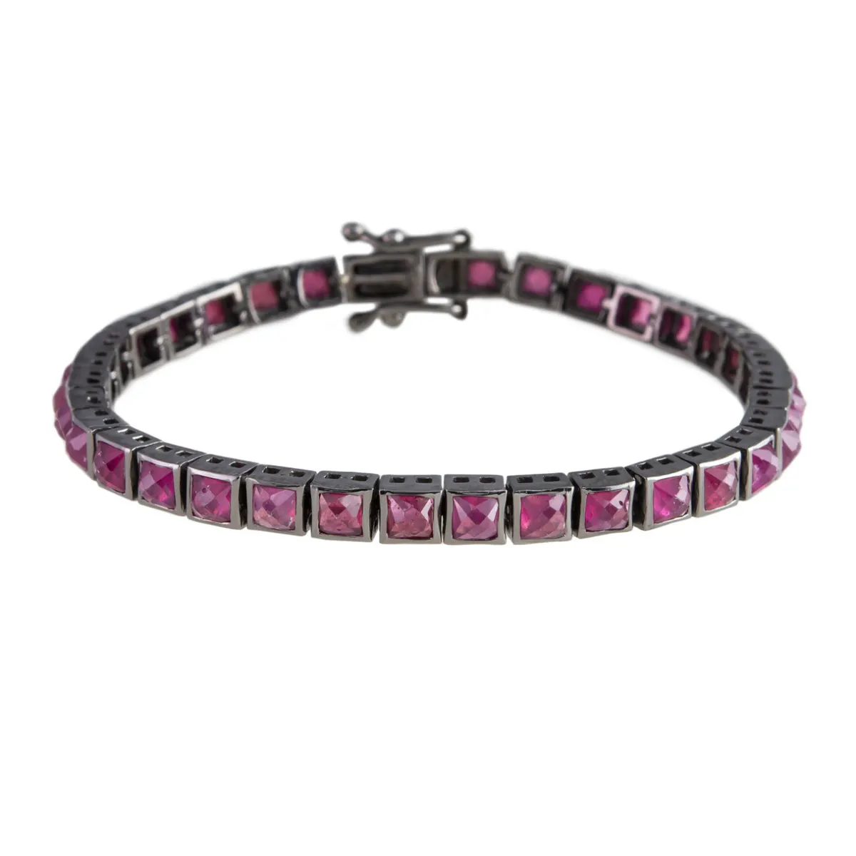 Tomfoolery Small Ruby Tennis Bracelet Fashion
