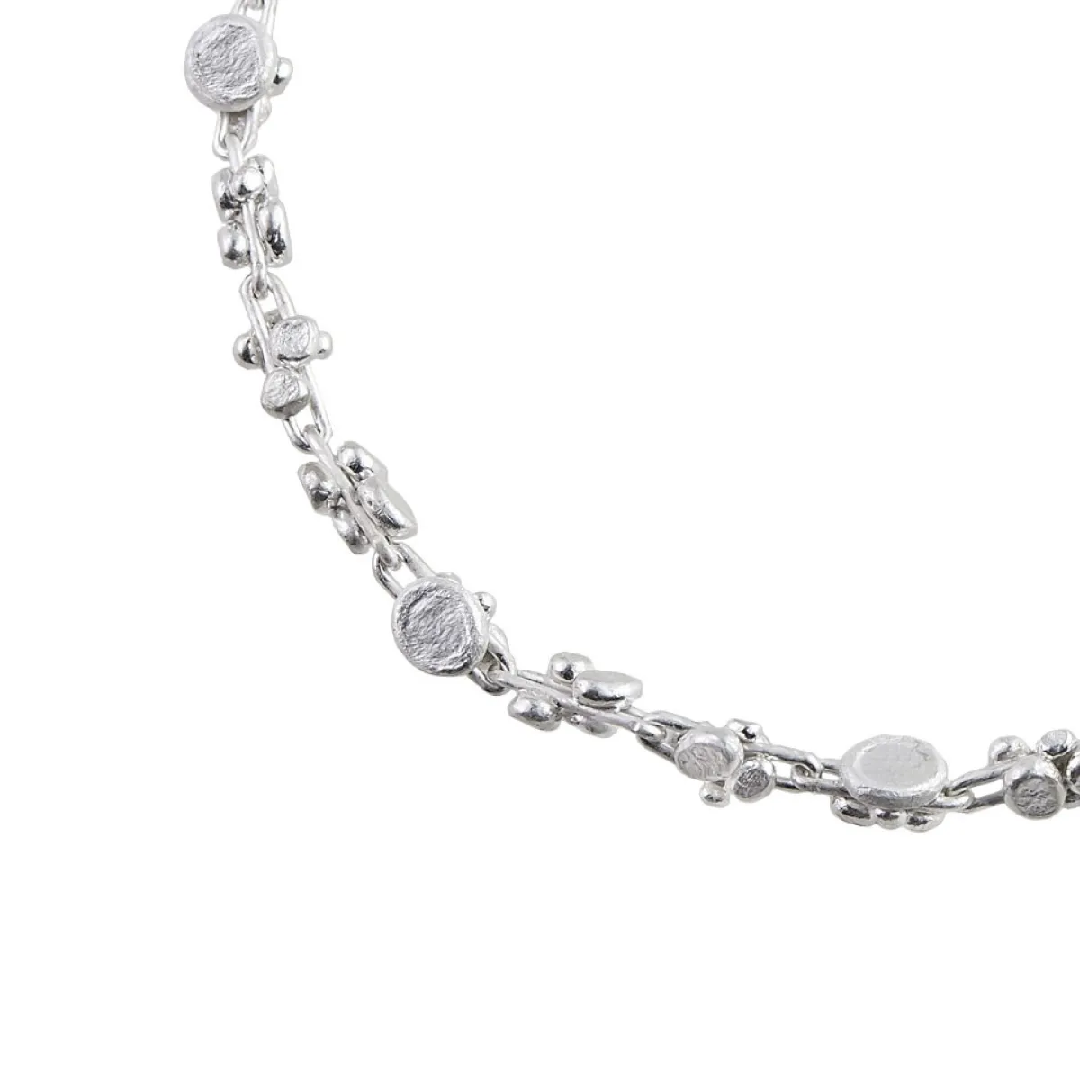 Tomfoolery Small Silver Circle Cluster Bracelet Best