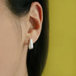 Tomfoolery Small Silver Drop Ear Studs Best
