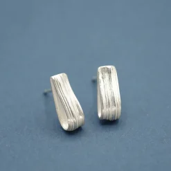 Tomfoolery Small Silver Drop Ear Studs Best