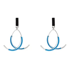 Tomfoolery Small Twist Drop Stud Earrings Fashion