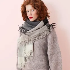 Tomfoolery Soft Grey Scarf Fashion