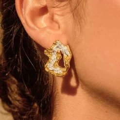 Tomfoolery Soleil Irregular Studs Online