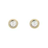 Tomfoolery SOLO Bezel Diamond Studs New