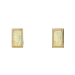 Tomfoolery SOLO Bezel Opal Studs Clearance