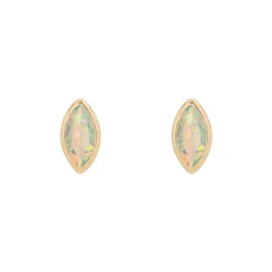 Tomfoolery SOLO Bezel Opal Studs Clearance