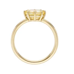 Tomfoolery SOLO East West Oval Yellow Sapphire Ring Best