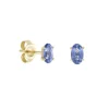 Tomfoolery SOLO Oval Blue Sapphire Studs Clearance
