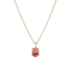 Tomfoolery SOLO Oval Pink Tourmaline Pendant New