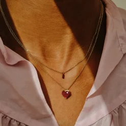 Tomfoolery SOLO Oval Ruby Pendant Outlet