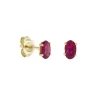 Tomfoolery SOLO Oval Ruby Studs Discount