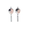 Tomfoolery Spar Earrings in Coral Hot