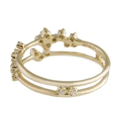 Tomfoolery Sparkler Double Band Ring with Diamond Online