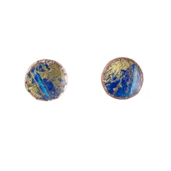 Tomfoolery Speckled Circle Studs Clearance