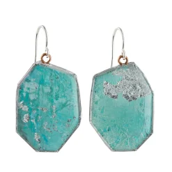 Tomfoolery Speckled Drop Earrings New