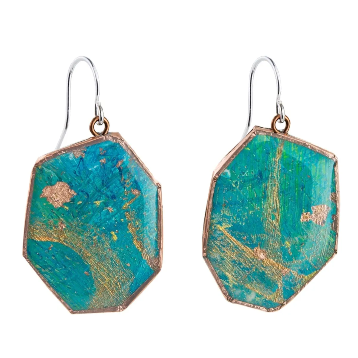 Tomfoolery Speckled Drop Earrings New
