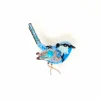 Tomfoolery Splendid Fairy Wren Beaded Sequin Brooch Discount