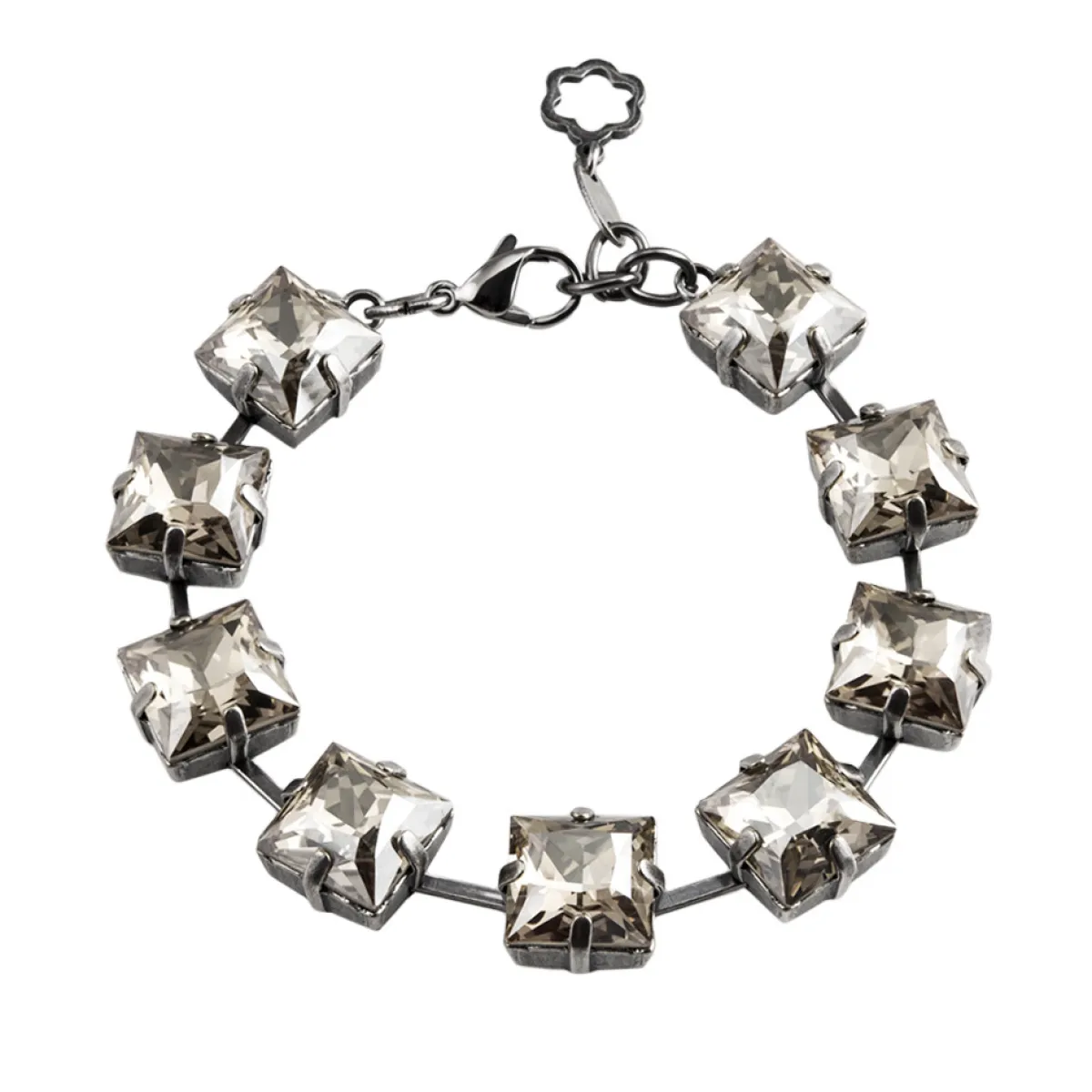 Tomfoolery Square Crystal Bracelet Fashion