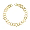 Tomfoolery Square Link Chain Bracelet Outlet