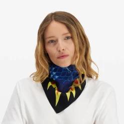 Tomfoolery Square Neofelis Tiger Scarf Blue Discount