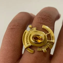 Tomfoolery Starry Night Art Ring Sale