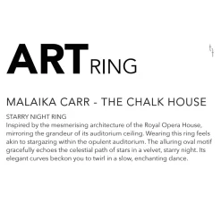 Tomfoolery Starry Night Art Ring Sale