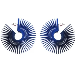 Tomfoolery Statement Hoop Earrings New