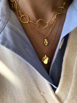 Tomfoolery Stella Necklace Gold Plated Online