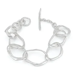 Tomfoolery Stone Drawing Bracelet Silver Outlet