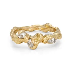 Tomfoolery Stony Coral Ring with Ocean Diamonds Discount