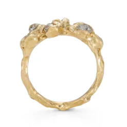 Tomfoolery Stony Coral Ring with Ocean Diamonds Discount